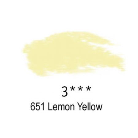 Daler-Rowney Artists Soft Pastel, 651 Lemon Yellow - 3