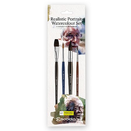 Escoad Realistic Portrait Watercolor Set