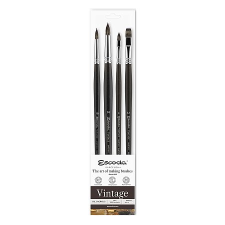Escoda Series 8954 Vintage Oil/Acrylic Set