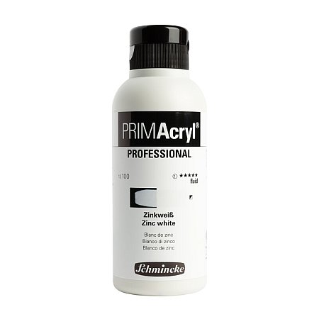 Schmincke PRIMAcryl Fluid 250ml - 100 Zinc white