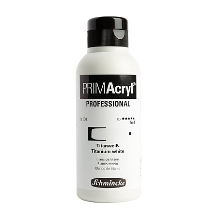 Schmincke PRIMAcryl Fluid 250ml - 101 Titanium white