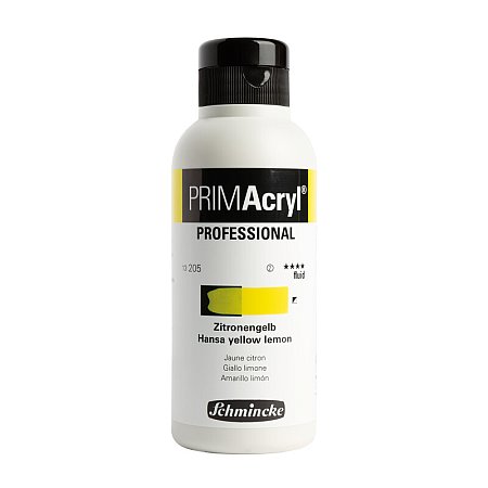 Schmincke PRIMAcryl Fluid 250ml - 205 Hansa yellow lemon