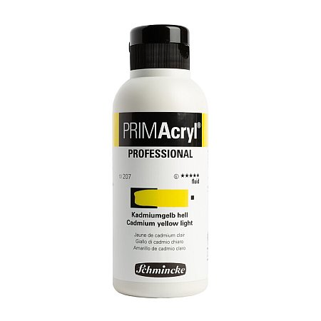 Schmincke PRIMAcryl Fluid 250ml - 207 Cadmium yellow light