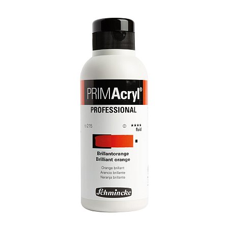 Schmincke PRIMAcryl Fluid 250ml - 215 Brilliant orange