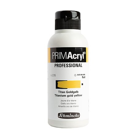 Schmincke PRIMAcryl Fluid 250ml - 235 Titanium gold yellow