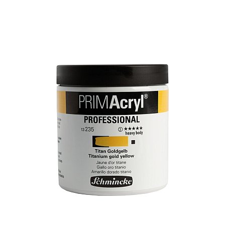 Schmincke PRIMAcryl 237ml - 235 Titanium gold yellow
