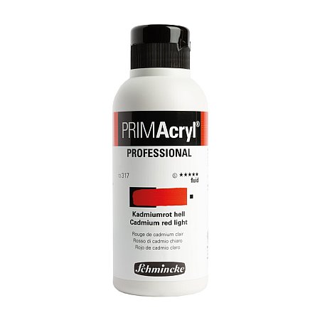 Schmincke PRIMAcryl Fluid 250ml - 317 Cadmium red light