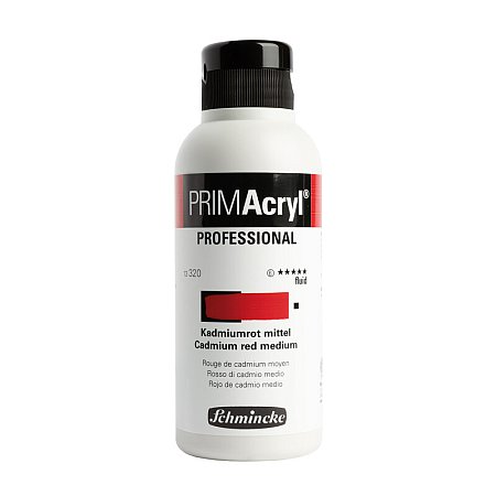 Schmincke PRIMAcryl Fluid 250ml - 320 Cadmium red medium