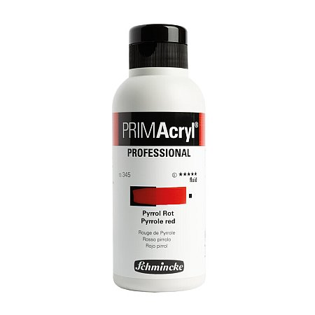 Schmincke PRIMAcryl Fluid 250ml - 345 Pyrrole red 