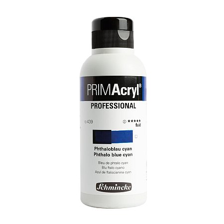 Schmincke PRIMAcryl Fluid 250ml - 439 Phthalo blue cyan