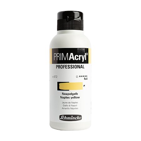 Schmincke PRIMAcryl Fluid 250ml - 672 Naples yellow