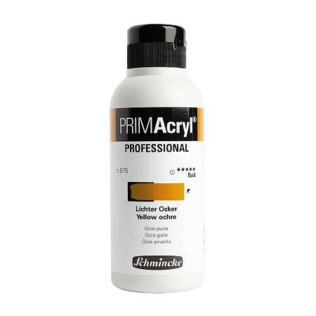 Schmincke PRIMAcryl Fluid 250ml - 675 Yellow ochre