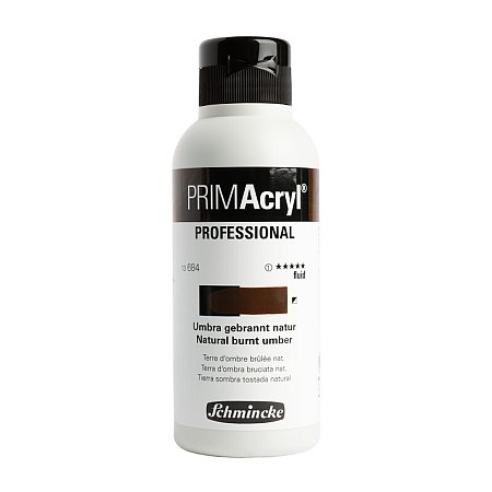 Schmincke PRIMAcryl Fluid 250ml - 684 Natural burnt umber