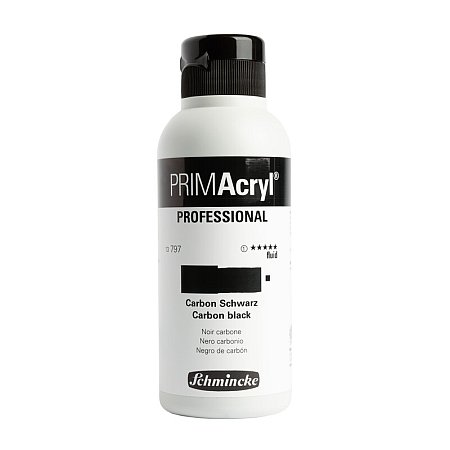 Schmincke PRIMAcryl Fluid 250ml - 797 Carbon black