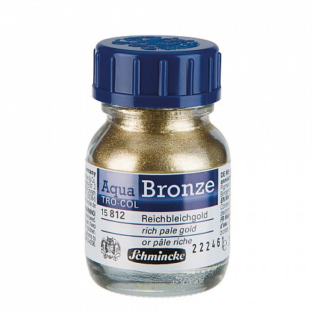 Schmincke Aqua-Bronze 20ml - 812 Rich Pale Gold