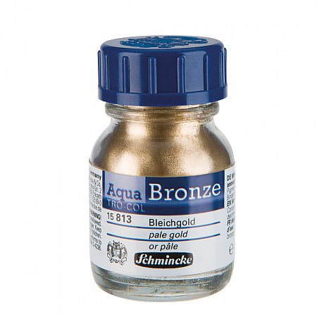 Schmincke Aqua-Bronze 20ml - 813 Pale Gold