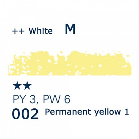 Schmincke Pastels, 002 permanent yellow 1 lemon - M