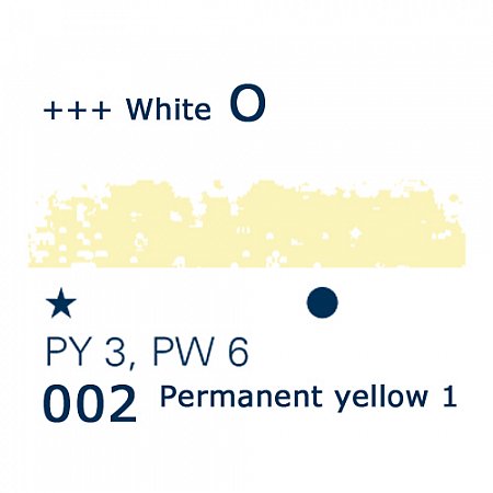 Schmincke Pastels, 002 permanent yellow 1 lemon - O