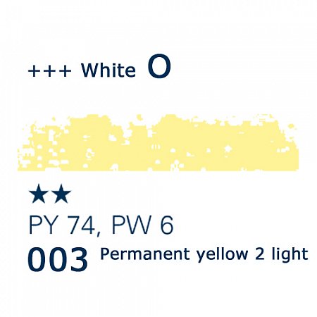 Schmincke Pastels, 003 permanent yellow 2 light - O