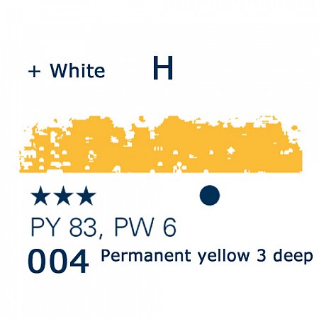 Schmincke Pastels, 004 permanent yellow 3 deep - H