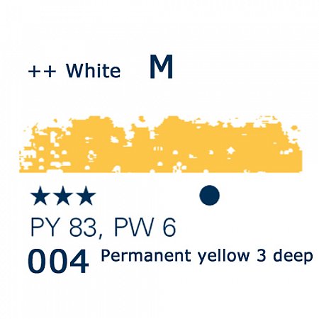 Schmincke Pastels, 004 permanent yellow 3 deep - M
