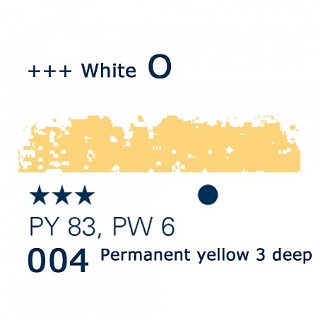 Schmincke Pastels, 004 permanent yellow 3 deep - O