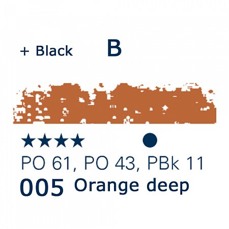 Schmincke Pastels, 005 orange deep - B