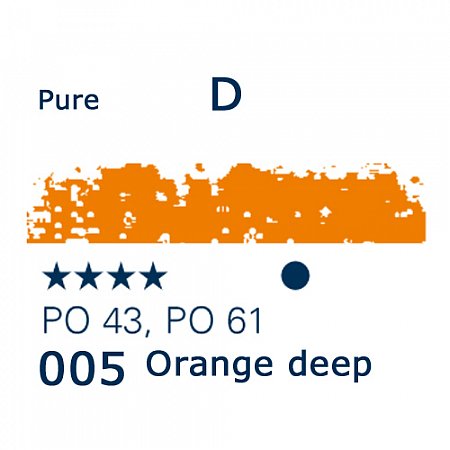 Schmincke Pastels, 005 orange deep - D