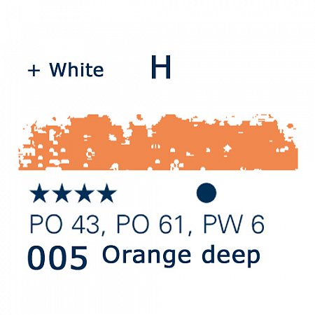 Schmincke Pastels, 005 orange deep - H