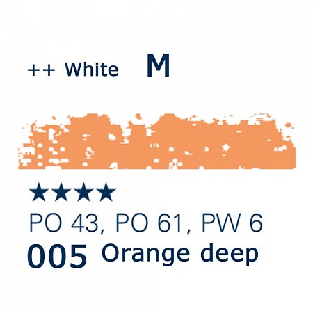 Schmincke Pastels, 005 orange deep - M