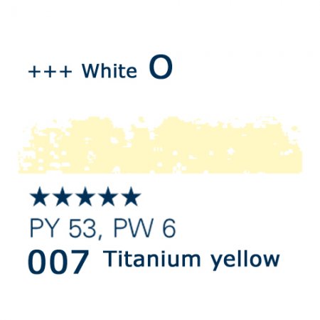 Schmincke Pastels, 007 titanium yellow - O