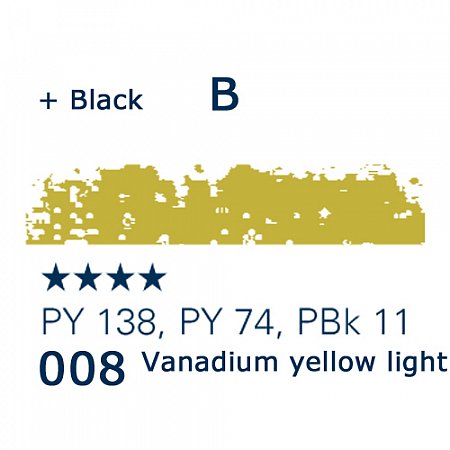 Schmincke Pastels, 008 vanadium yellow light - B