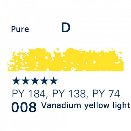 Schmincke Pastels, 008 vanadium yellow light - D