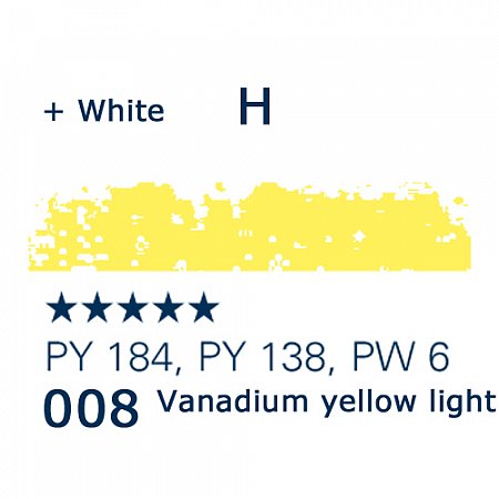 Schmincke Pastels, 008 vanadium yellow light - H