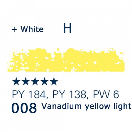 Schmincke Pastels, 008 vanadium yellow light - H