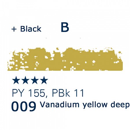 Schmincke Pastels, 009 vanadium yellow deep - B