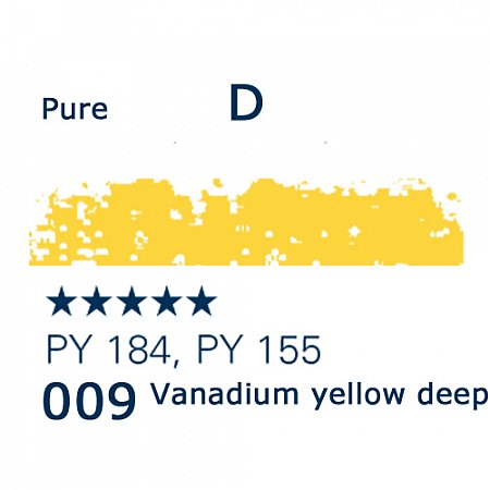 Schmincke Pastels, 009 vanadium yellow deep - D