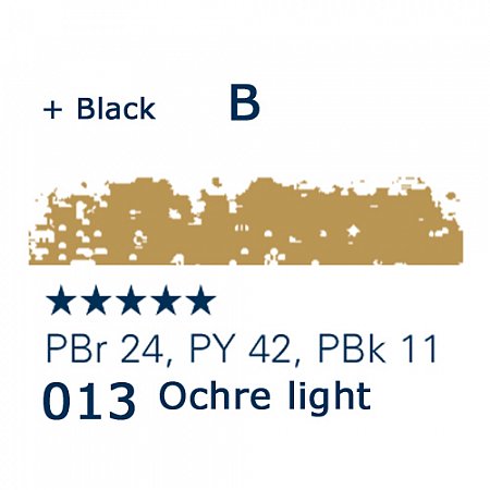 Schmincke Pastels, 013 ochre light - B