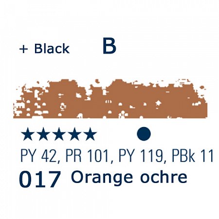 Schmincke Pastels, 017 orange ochre - B