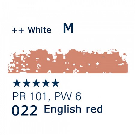 Schmincke Pastels, 022 English red - M
