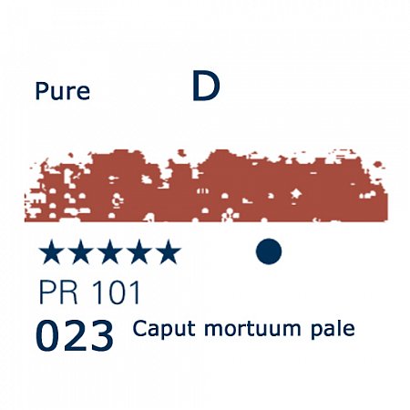 Schmincke Pastels, 023 caput mortuum pale - D