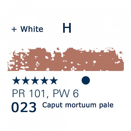 Schmincke Pastels, 023 caput mortuum pale - H