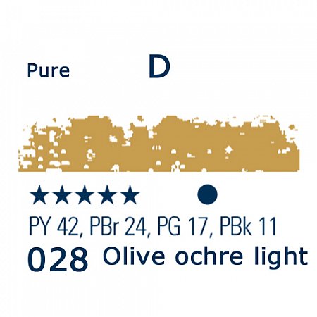 Schmincke Pastels, 028 olive ochre light - D