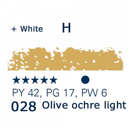 Schmincke Pastels, 028 olive ochre light - H