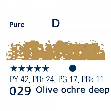 Schmincke Pastels, 029 olive ochre deep - D