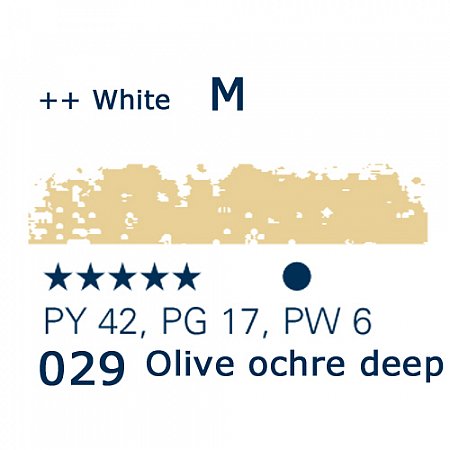Schmincke Pastels, 029 olive ochre deep - M