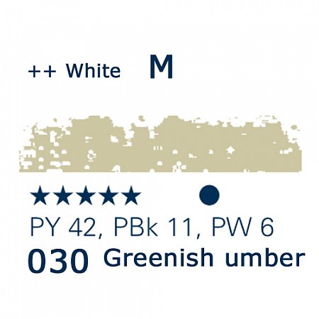 Schmincke Pastels, 030 greenish umber - M