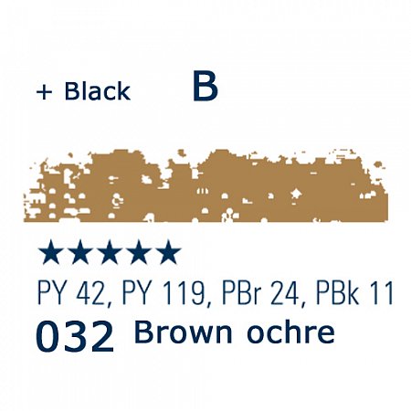 Schmincke Pastels, 032 brown ochre - B