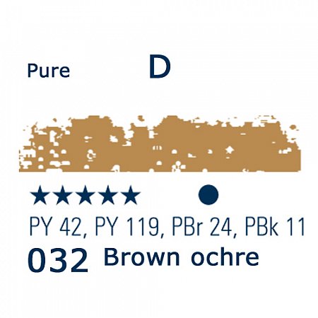 Schmincke Pastels, 032 brown ochre - D