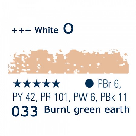 Schmincke Pastels, 033 burnt green earth - O